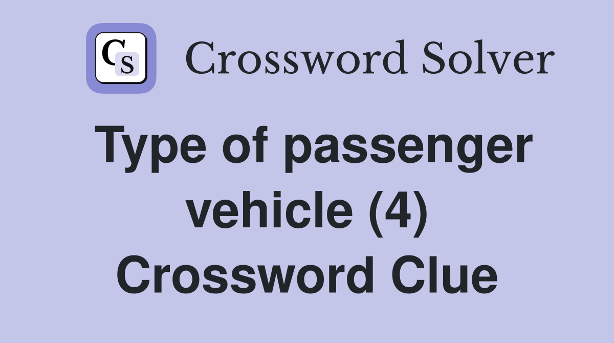 part of vehicle in the lebanon crossword clue